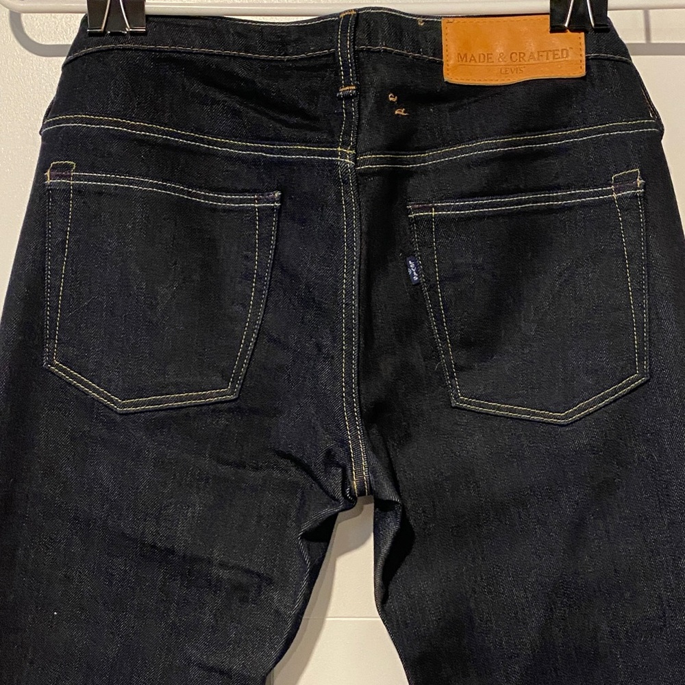RARE Levi’s Made & Crated Pins Skinny Dark Indigo 24 NWOT - Picture 5 of 9